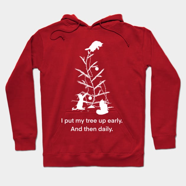 Merry Crazy, Christmas Cat Lady! or Feline Merry! Hoodie by SeveralDavids